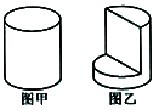 用金工工具将如图甲所示的圆钢加工成如图乙所示的工件