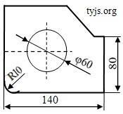 ��ͼ��ĳͼ���ĳߴ��ע�����б�ʾֱ������