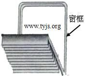 多用百叶窗,需要时可将百叶窗放下当作晾衣架用