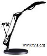 灯头会自然下降的台灯