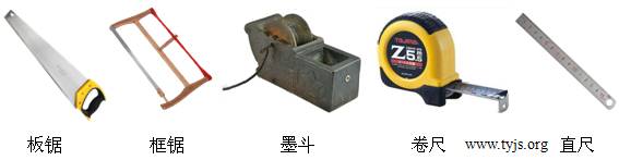 除木工铅笔外还需要的工具组合是