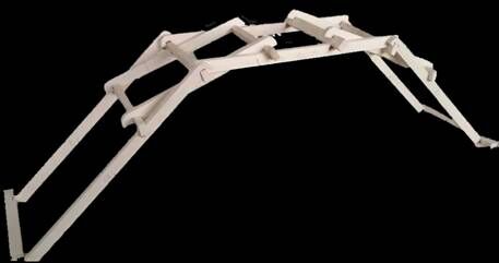 “木拱桥结构”模型