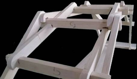 “木拱桥结构”模型